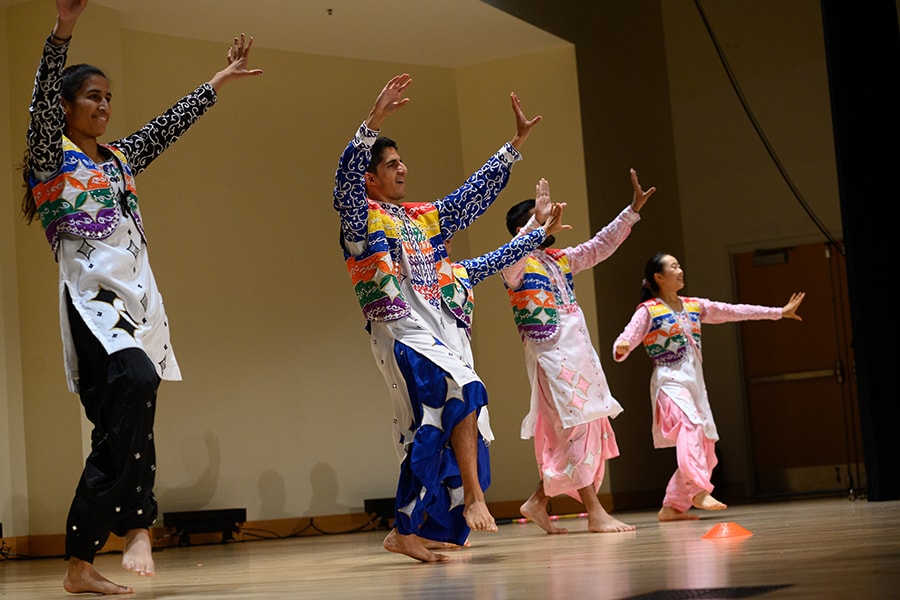 image of the CMU Bhangra dance group