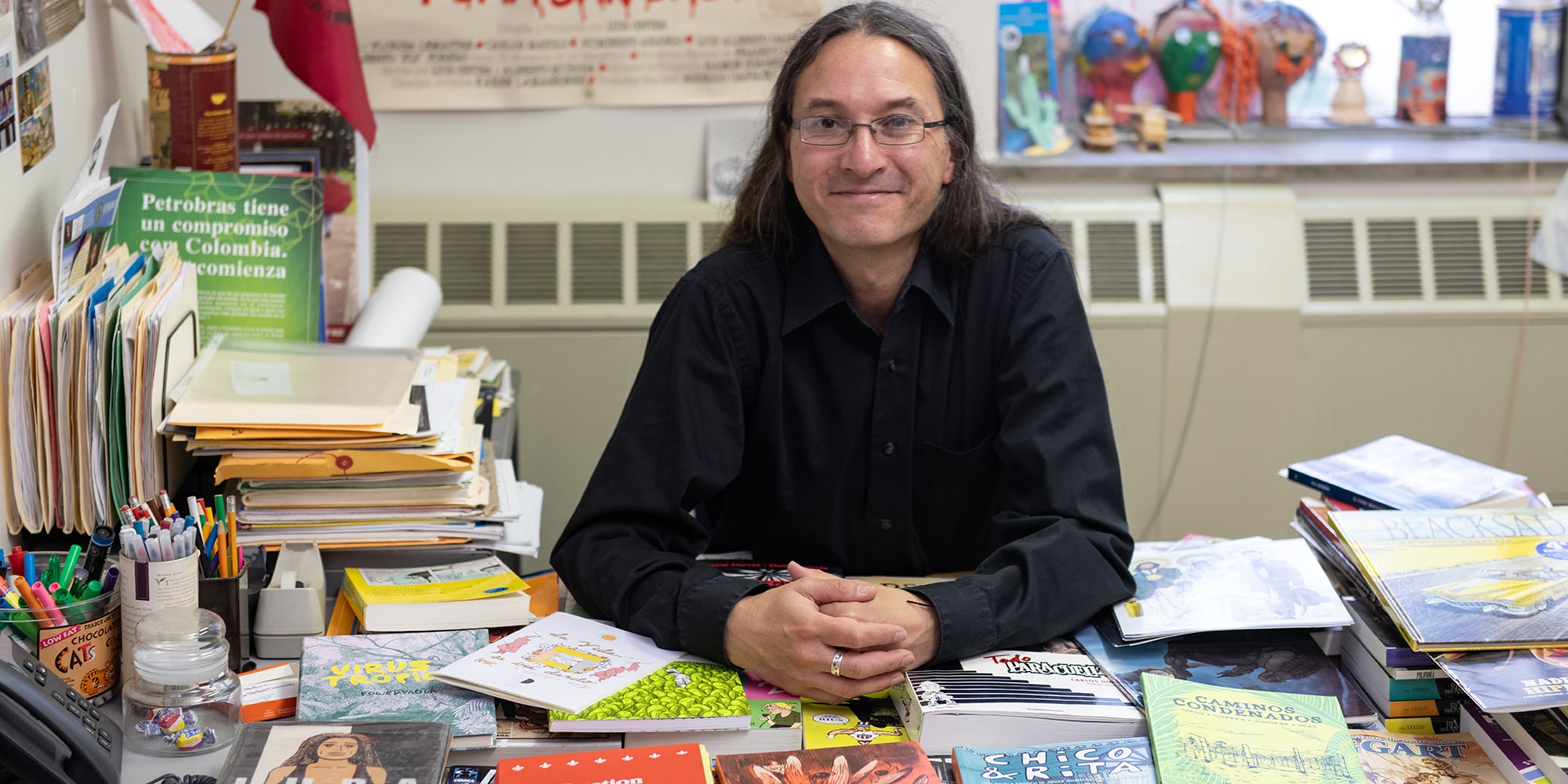 image of Felipe Gomez at his desk