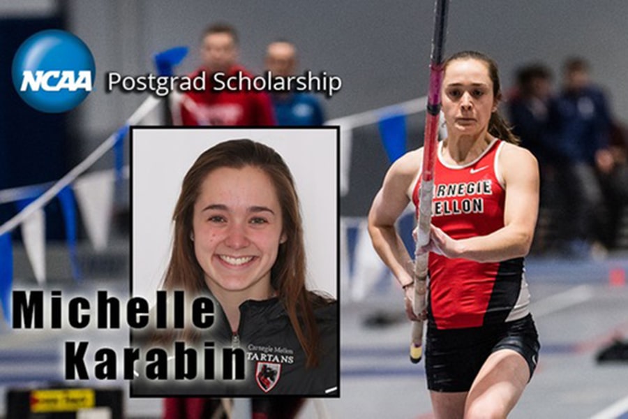 composite image of pole vaulter Michelle Karabin