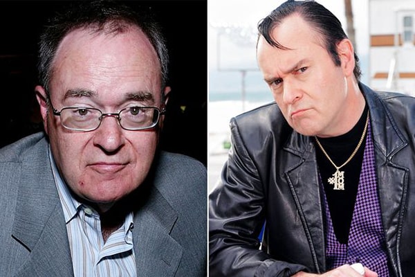 composite of David Lander and his portrayal of Squiggy