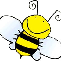 caricature of a bee