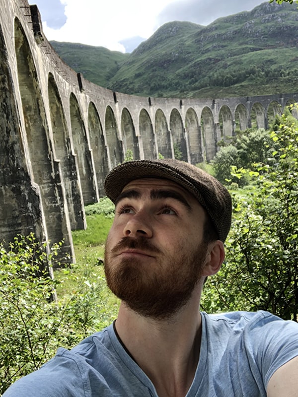 Kelly in Glenfinnan, Scotland