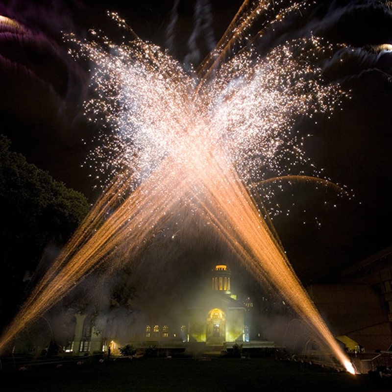 fireworks on the Cut