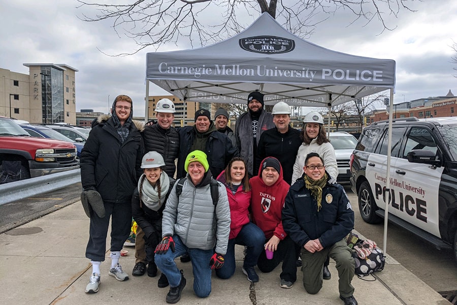 CMU's Polar Plunge Team Photo