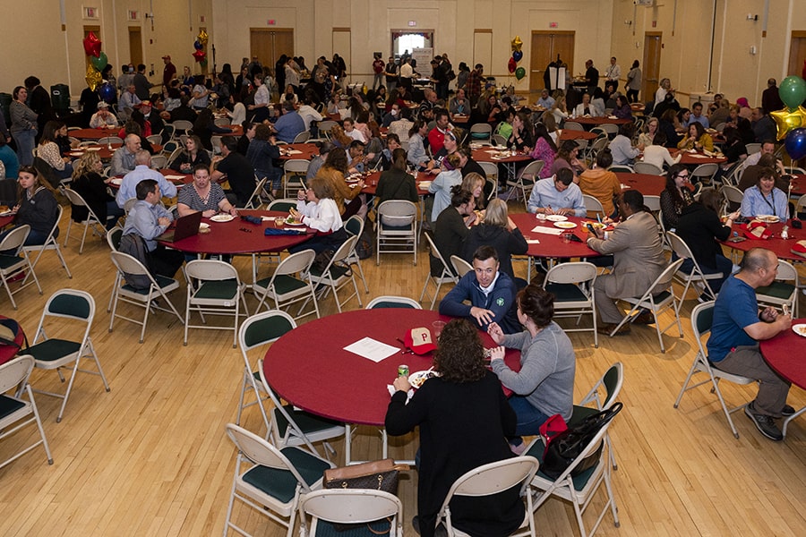 Rangos Ballroom filled with picnic goers