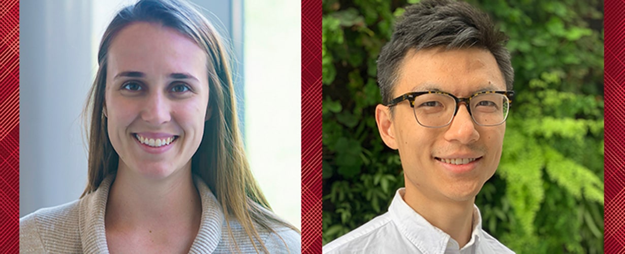 composite of Virginia Smith and Steven Wu