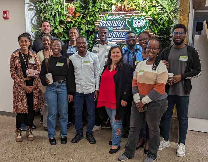 CMU students visit Duolingo headquarters in Pittsburgh