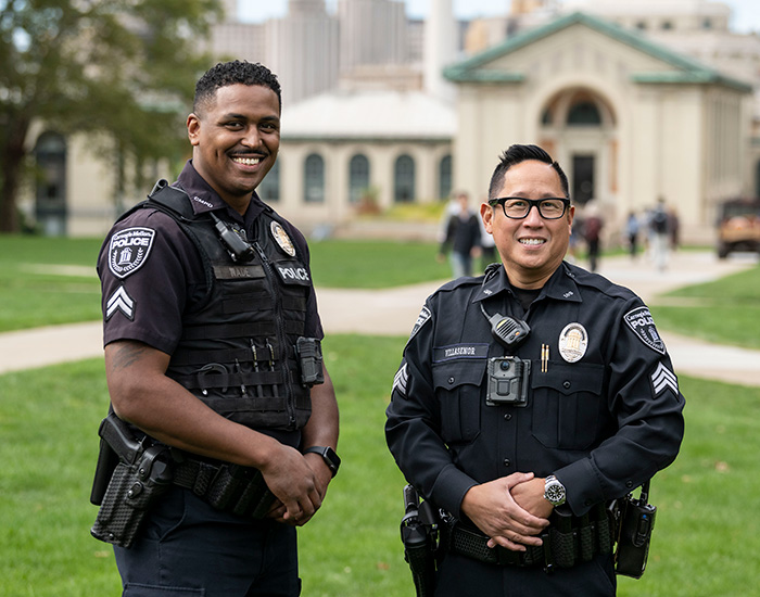 Members of the CMU Police Department's Community Resource Unit