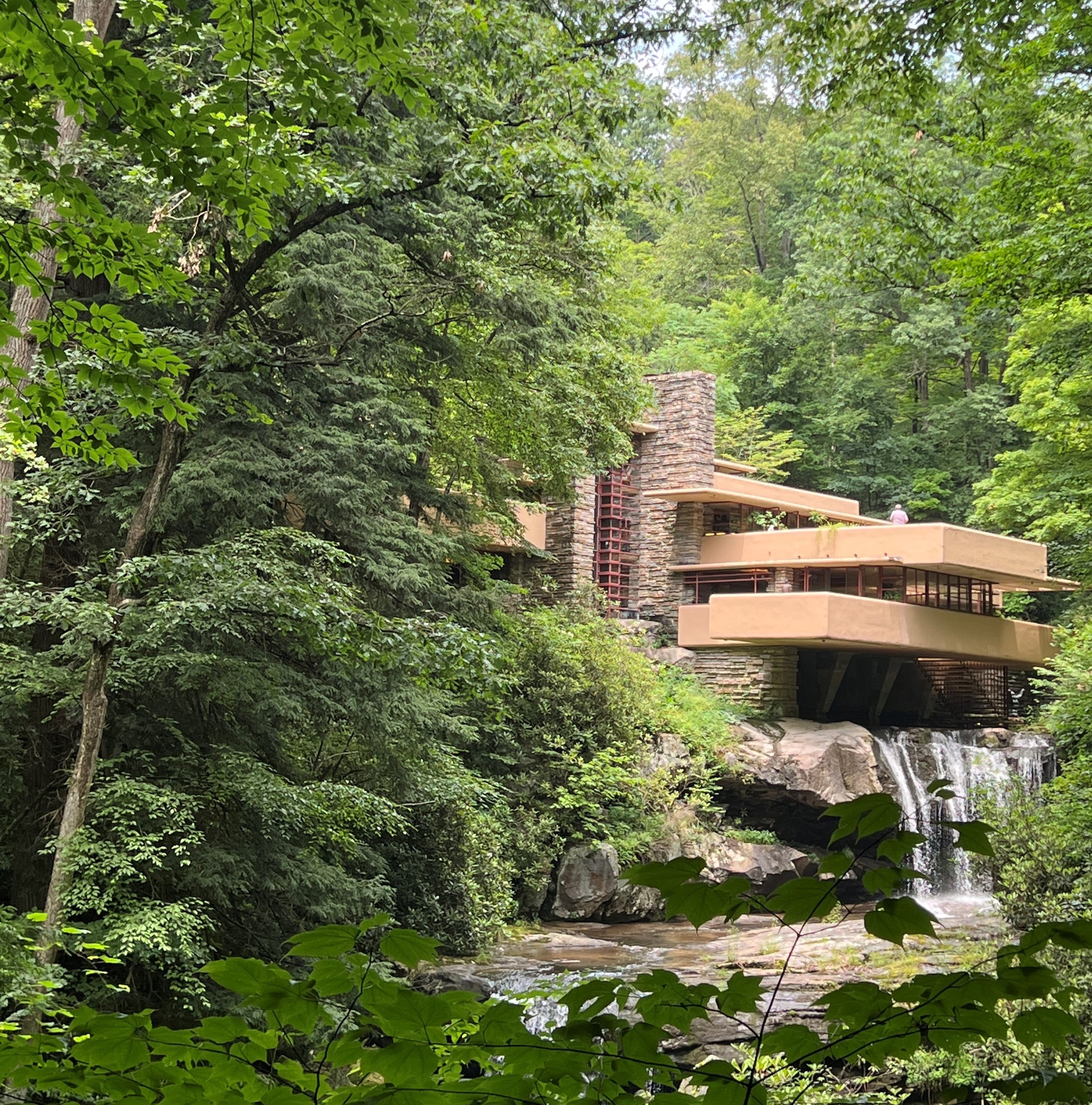 Student photo of FallingWater on student trip.