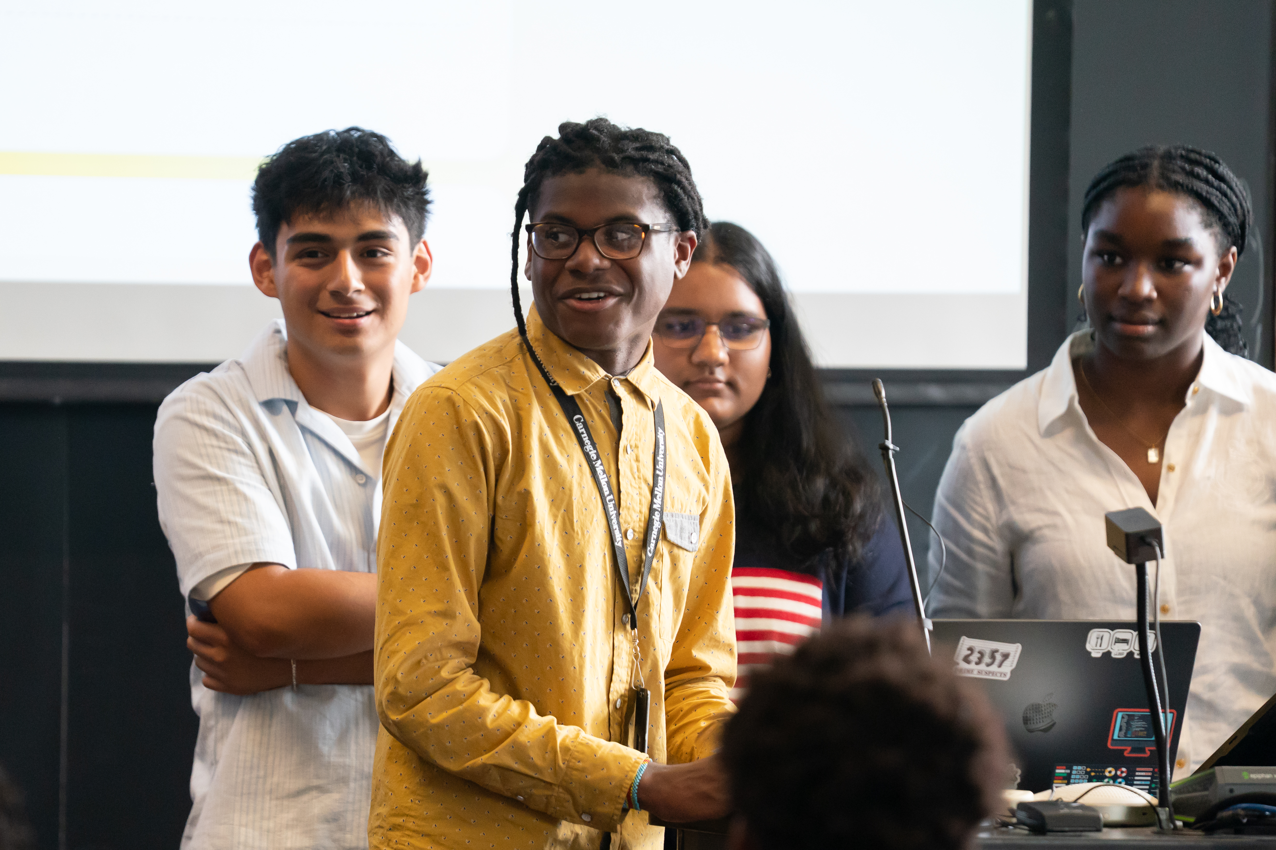 AIS Students presenting during final Symposium