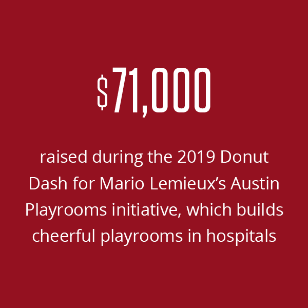 $71000 raised during Donut Dash