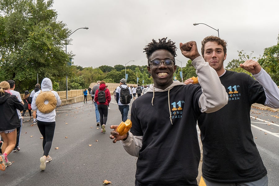 students at Donut Dash
