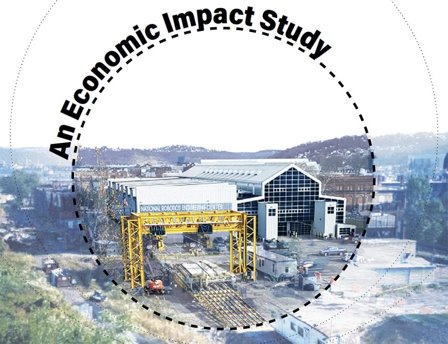NREC Report cover image with "An Economic Impact Study" text overlayed.