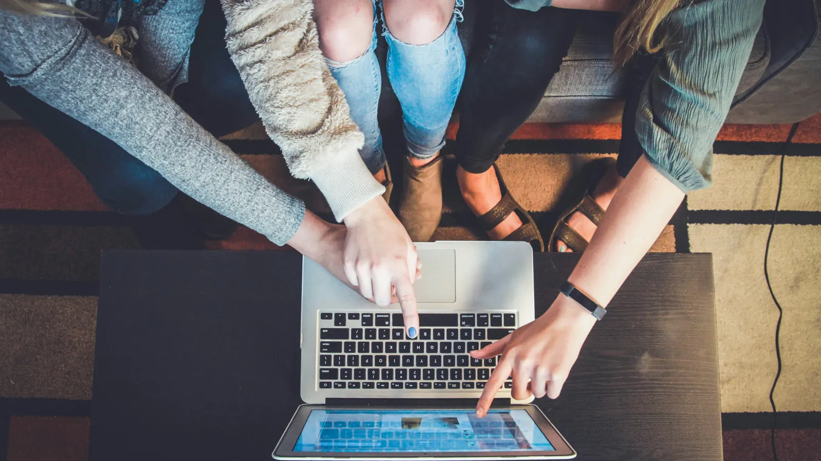 collaboration at a computer