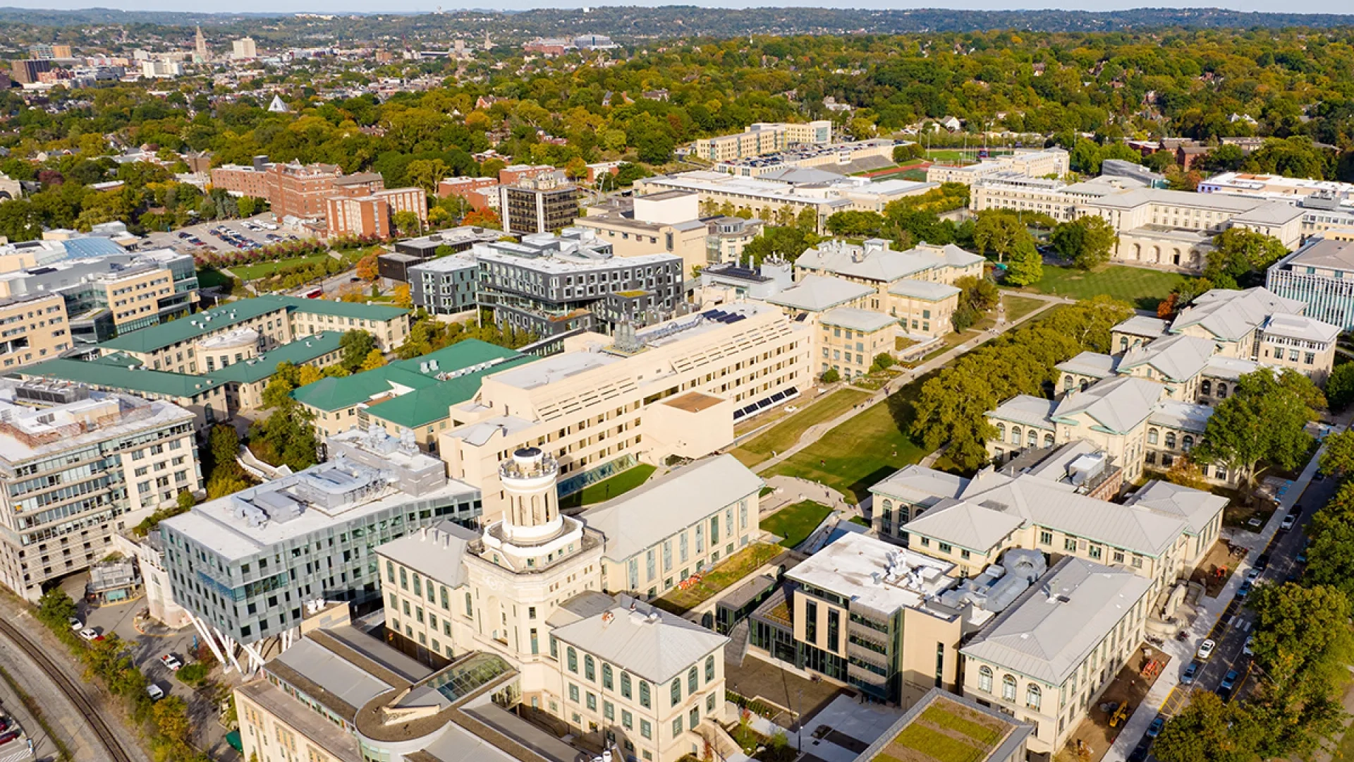 CMU campus from above
