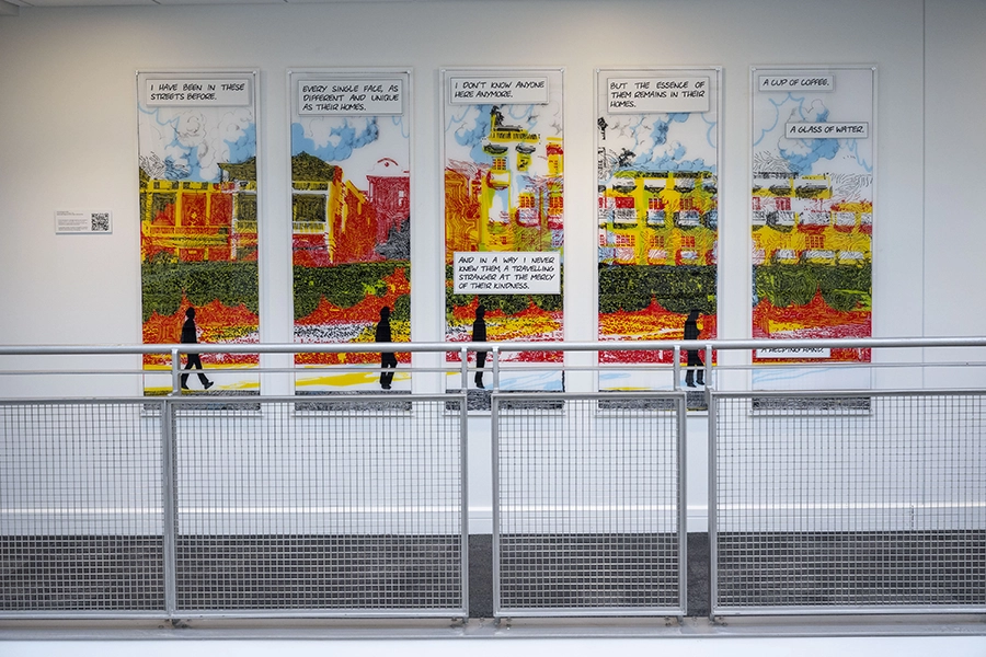 "In the Footsteps of a Stranger" by Angelica Bonilla Fominaya