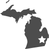 Michigan map icon
