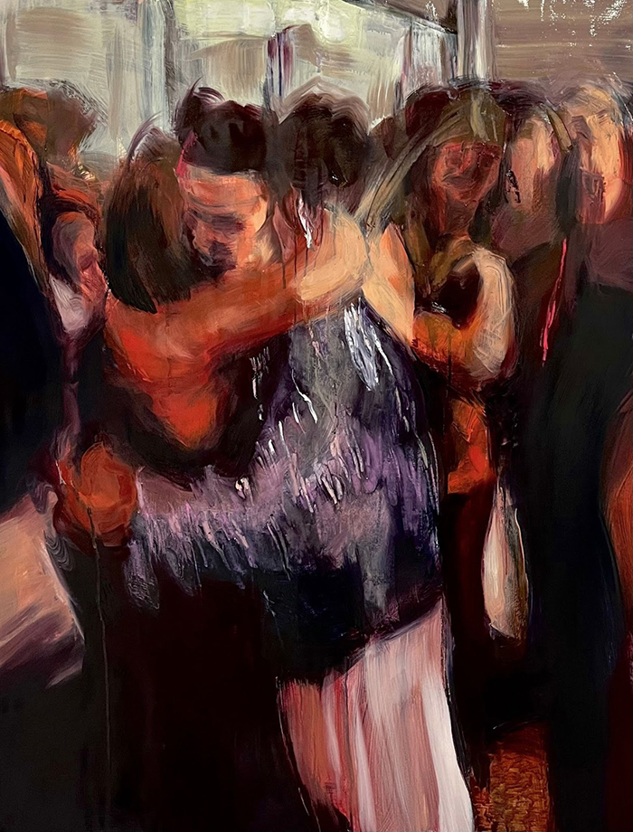 "New Year's Dance" a painting by Ella Hepner