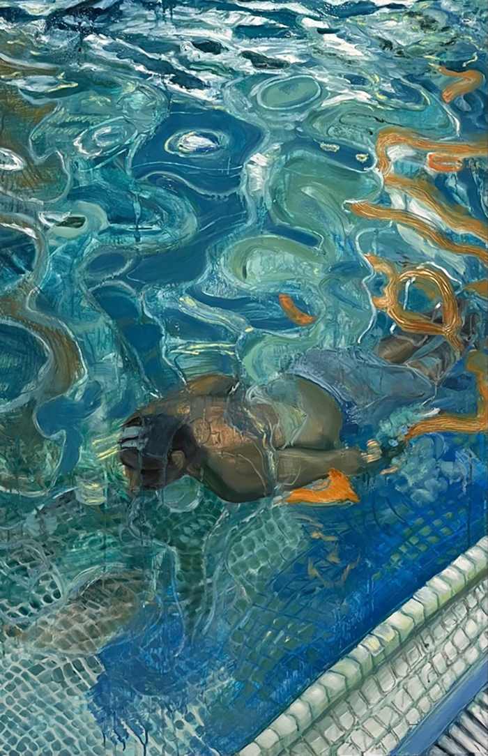 "Searching" a painting by Ella Hepner