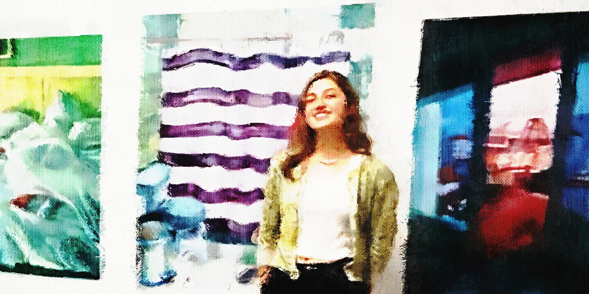 Ella Hepner painted headshot