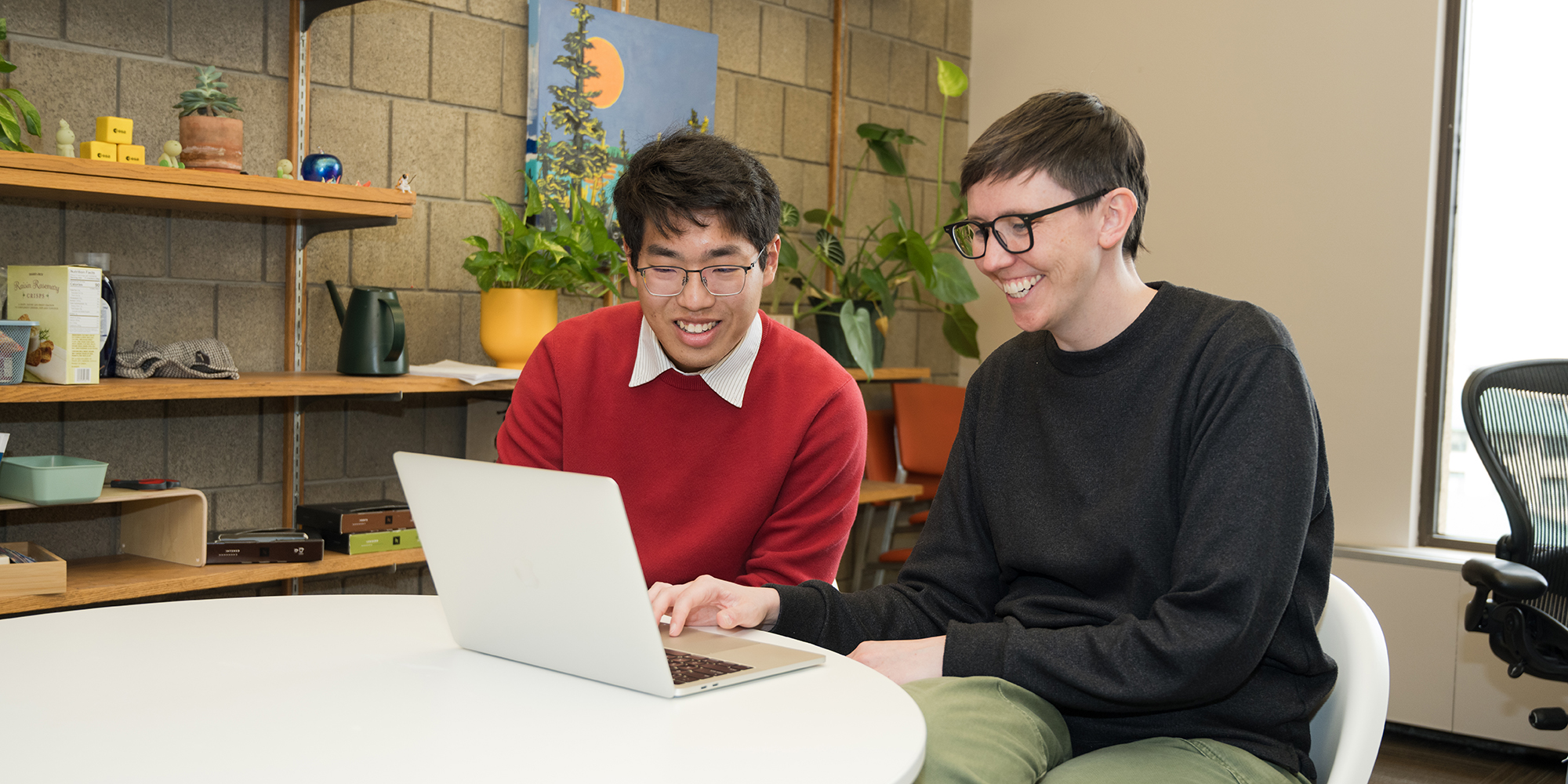 Runqiu Ye and Katie Breivik.