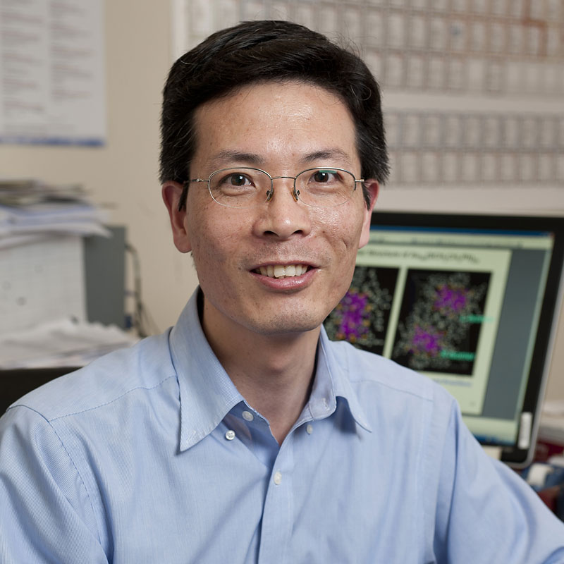 Rongchao Jin smiles at the camera.