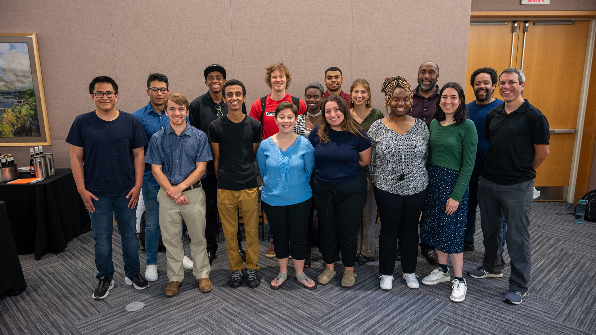 Group of students posing for a photo