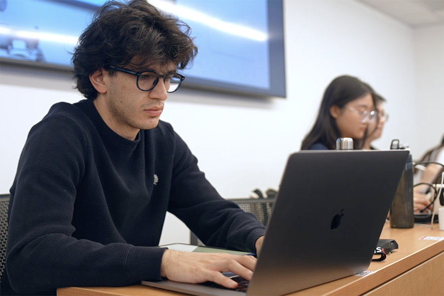 Students back test portfolios ahead of their Build Your Own Hedge Fund presentations.