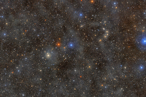 A telescope image of the night sky.