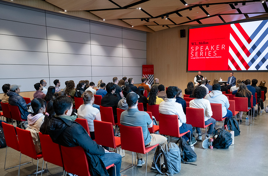 Attendees at the WL Mellon Speaker Series event