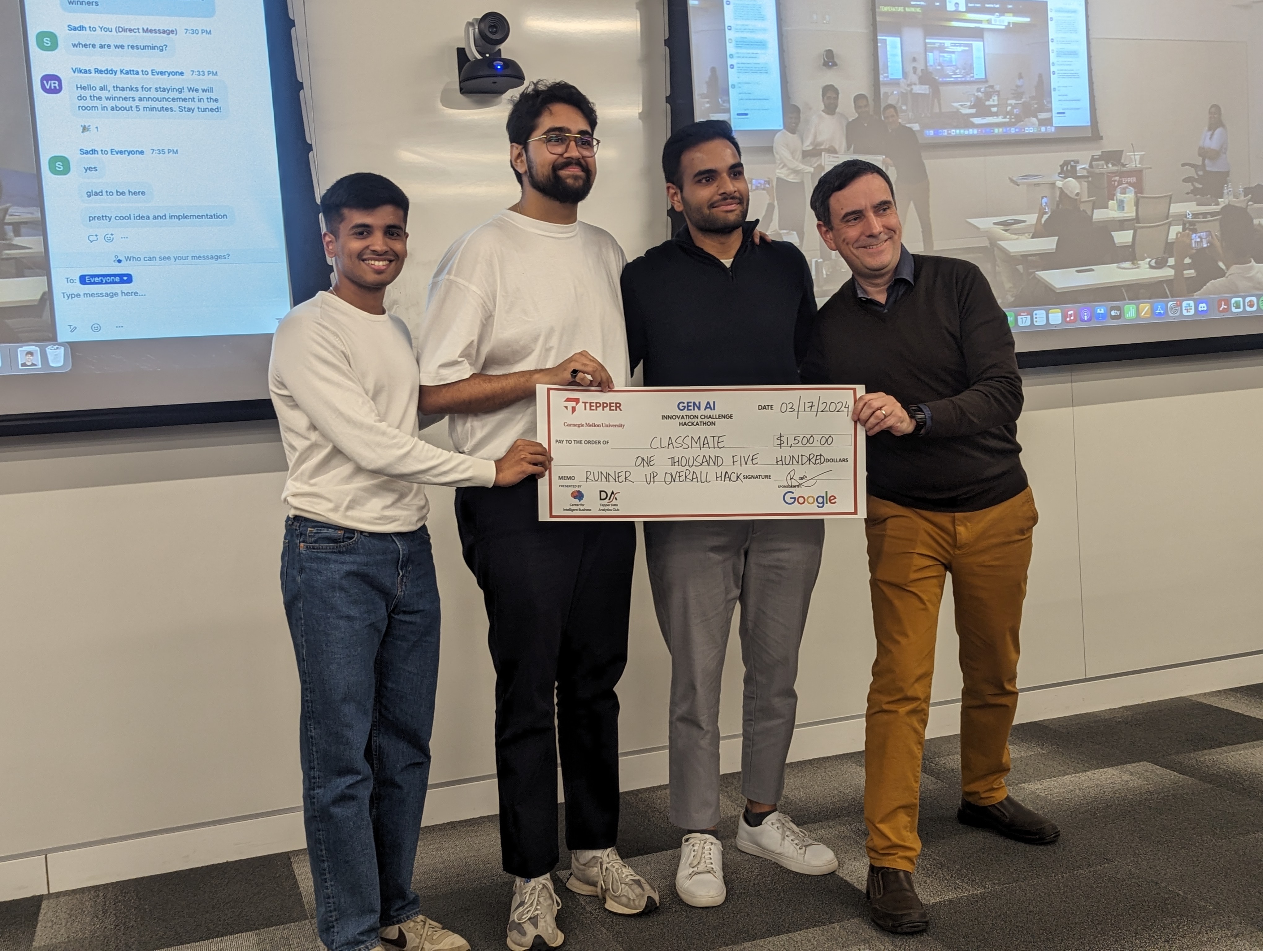 Runner Up: Classmate group