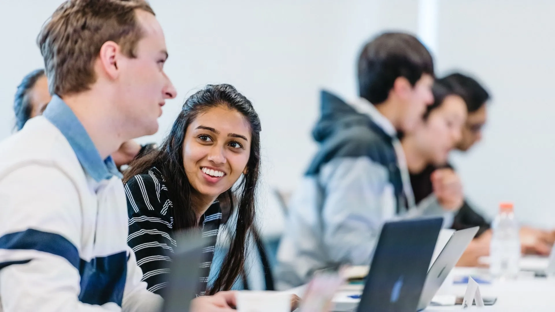 Students in a classroom