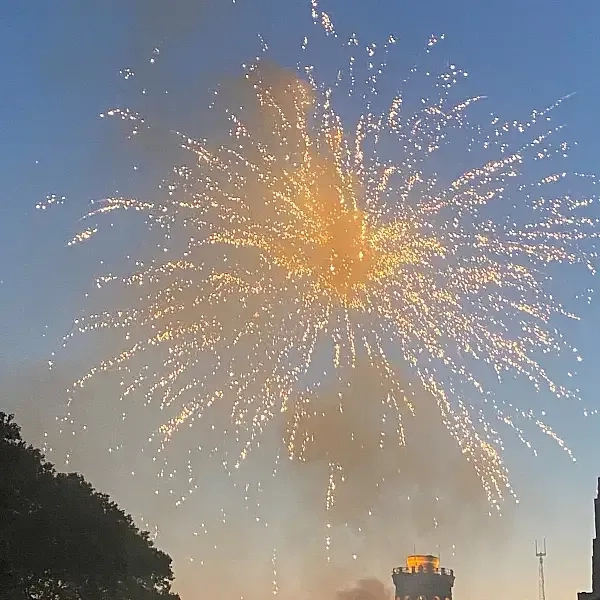 Fireworks over cmu