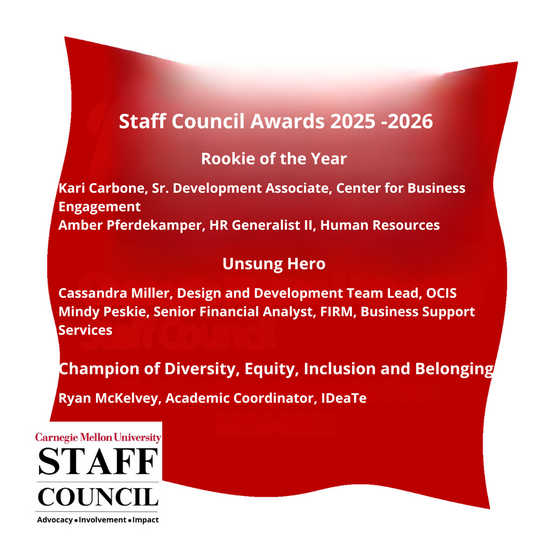 Staff Council Appreciation Awards