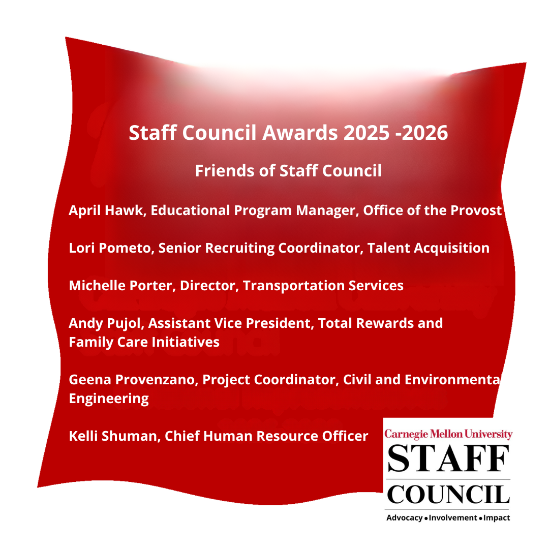 Staff Council Appreciation Awards
