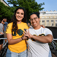 A photo of students at the cultural picnic