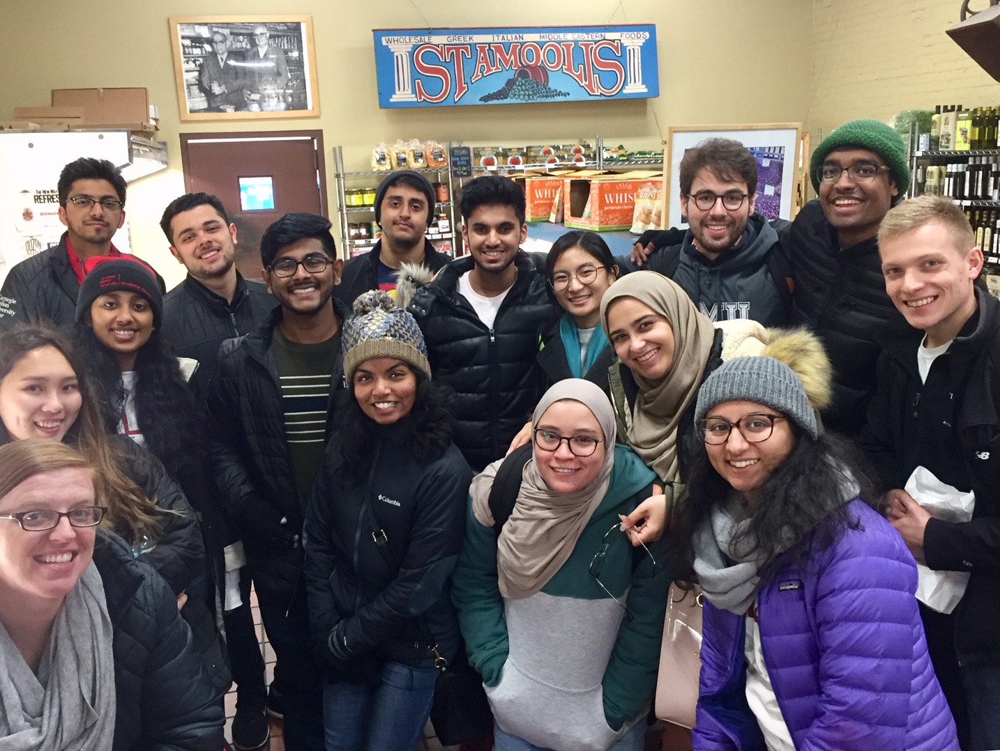 CMUQ and CMU students on a food tour