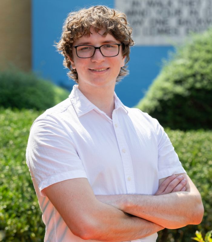 Fifth year scholar Samuel Tello