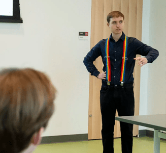 Gabriel Mendez-Sanders, a Fifth Year Scholar studying chemical engineering, created and led We Are Not Alone - Supporting Peer’s Mental Health to equip his fellow students with the skills and resources to better understand and support their classmates when it comes to mental health.