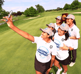 CMU Women’s Golf Wins First NCAA Team Title
