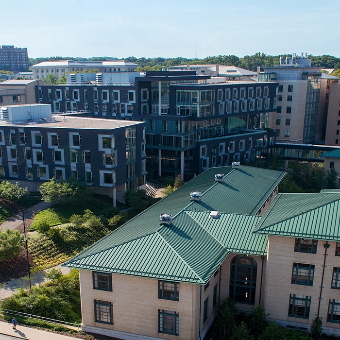 aerial CMU campus photo