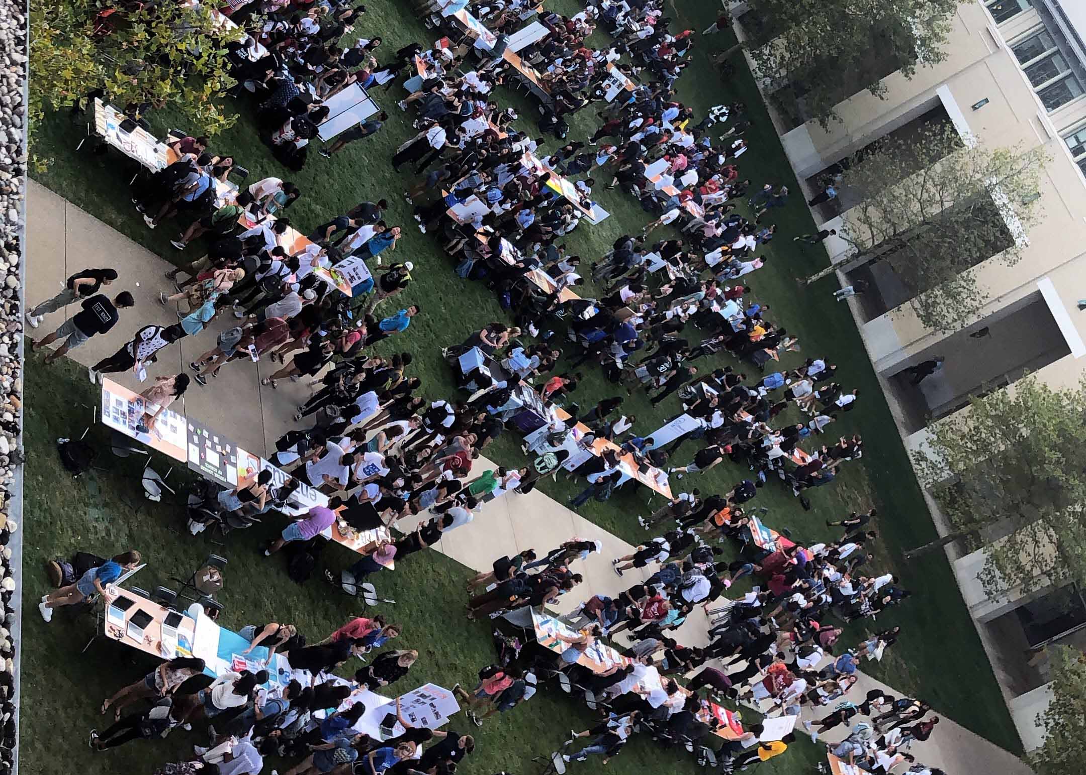 an aerial photo of THE FAIR on the Cut