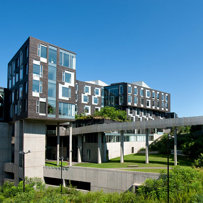 Photo of the Gates Building, part of the Gates-Hillman Complex.