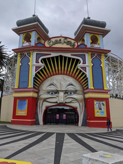 Entrance to Luna Park.