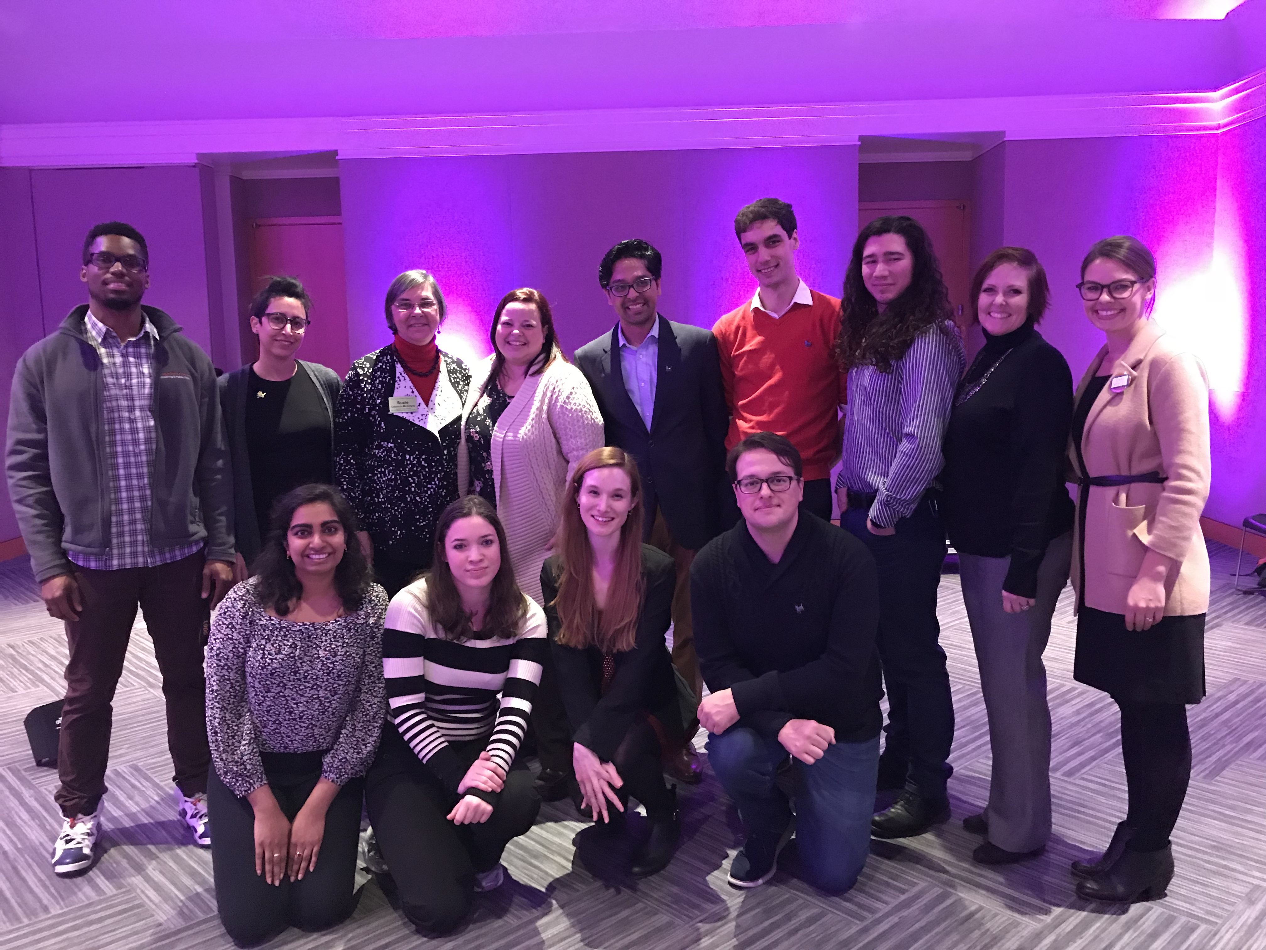 AY 2018-19 GSA Executive Board with Former GSA Presidents and GSA Executive Advisory Board members.