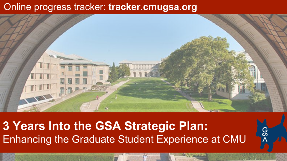 gsa strategic plan progress report student government carnegie