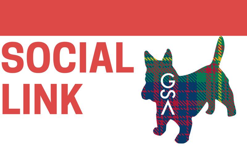 The GSA dog logo with the words "Social Link" next to it.