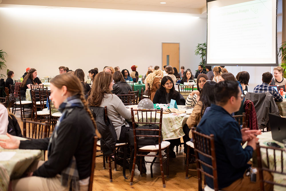 Employers shared about their personal journeys in sustainability, inspiring attendees to consider where sustainability fits into their futures.