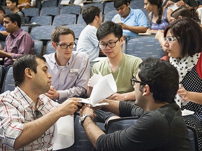 photo of students in class