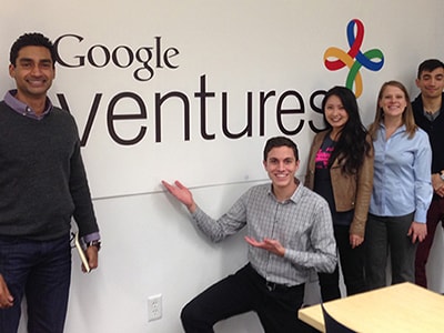 photo of students at Google Ventures